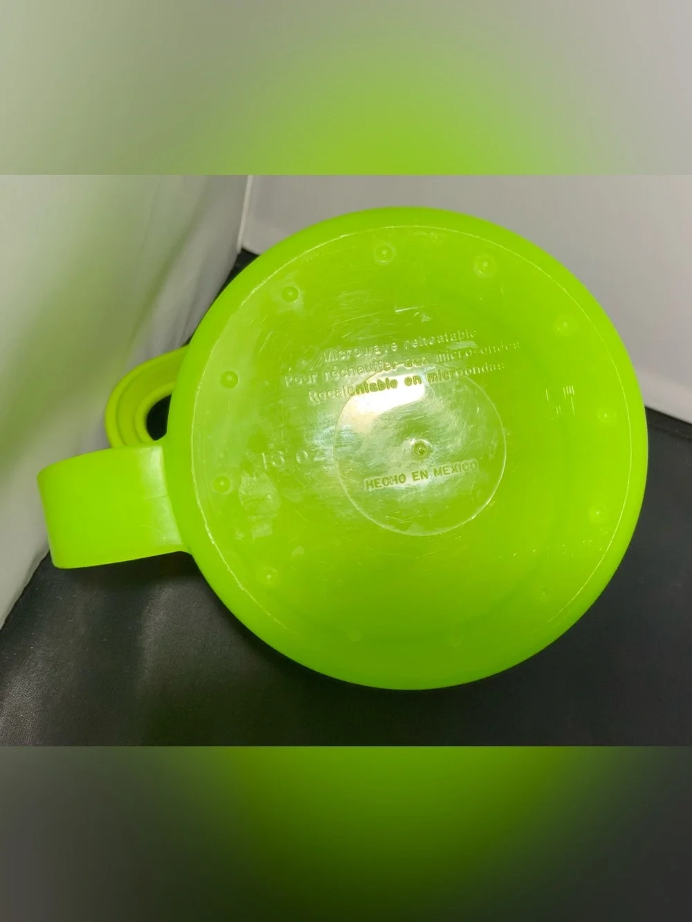Green Tupperware Soup Mug 16oz & Thatsa Extra Mini Bowl 2 1/2c USED